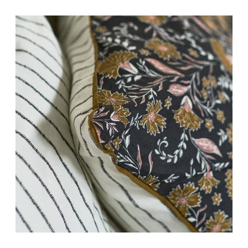 PARURE DE LIT TODAY - HOUSSE DE COUETTE 220X240 + 2 TAIES D OREILLER 63X63 - 100% COTON 57 fils - Marigold Indies - 3