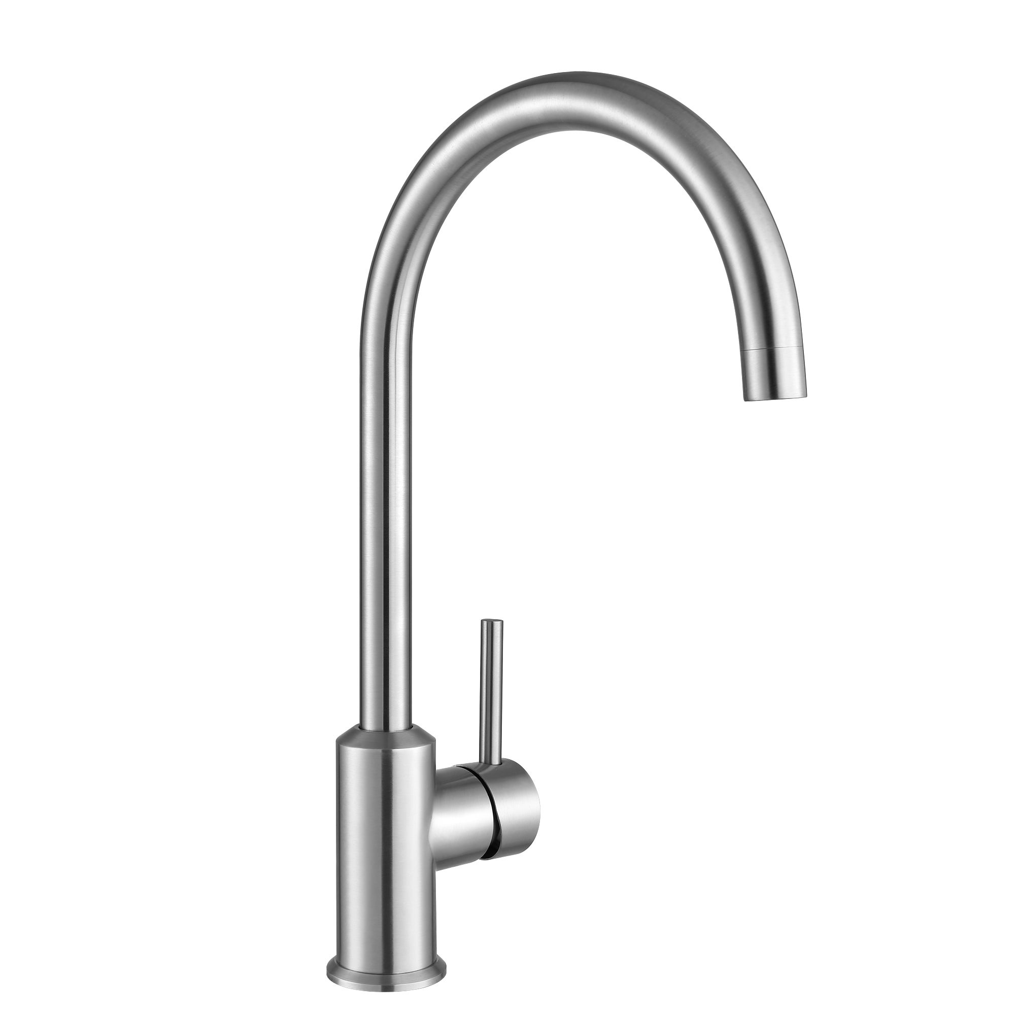 Miscelatore da cucina Cecipa max U-Forme in acciaio inox - Miscelatore per lavello acqua calda e fredda con gocciolatore rimovibile,EU Modello - 5