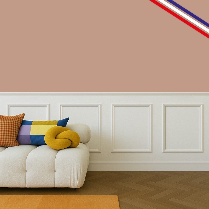 Kit de 4 moulures murales en bois Pin des Landes - Prêt à coller et peindre - Antoinette - 4 mètres - 2