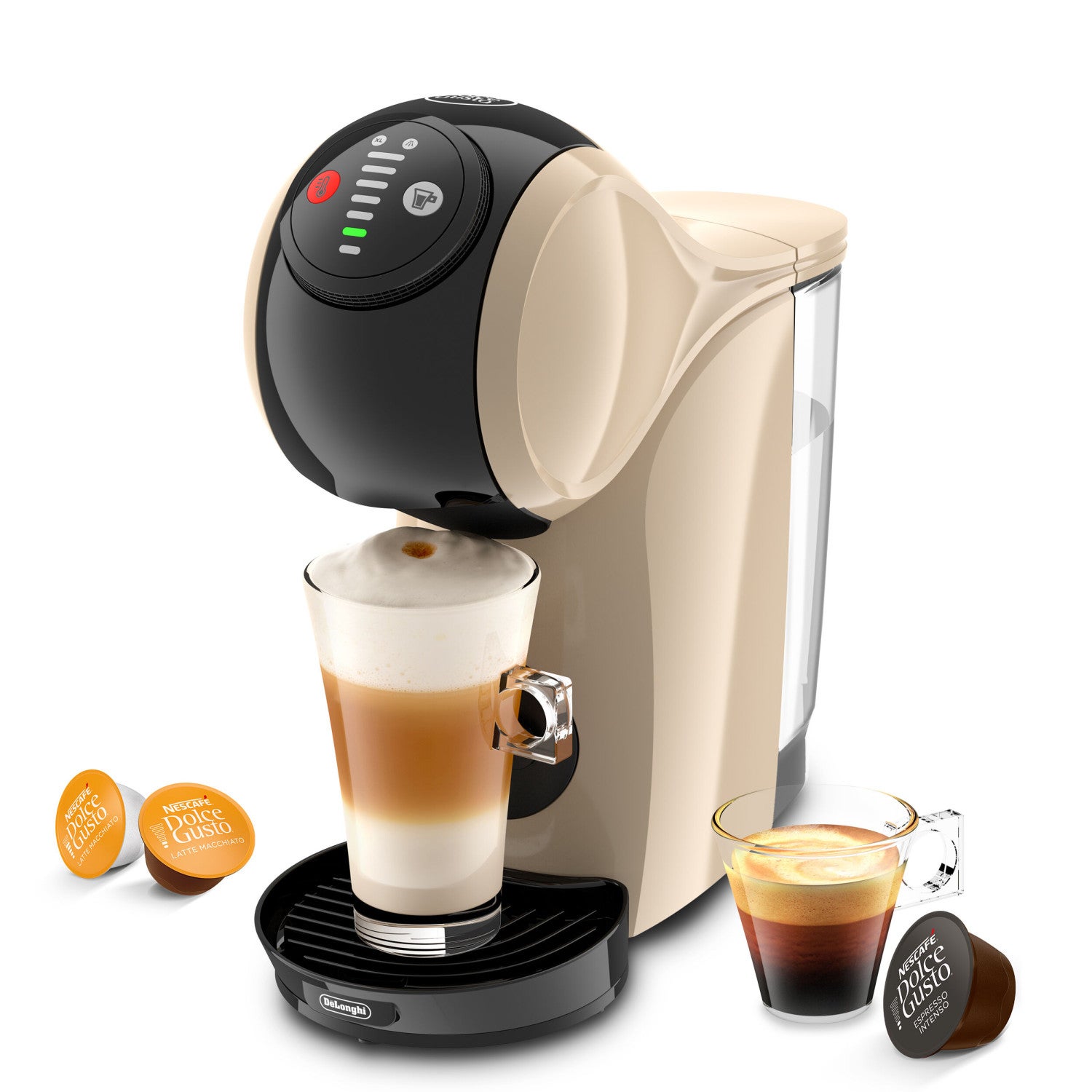 Delonghi De’longhi Genio S Edg226.bg Totalmente Automática Macchina Per Caffè A Capsule 0,8 L Gris/Pardo , Leroy Merlin