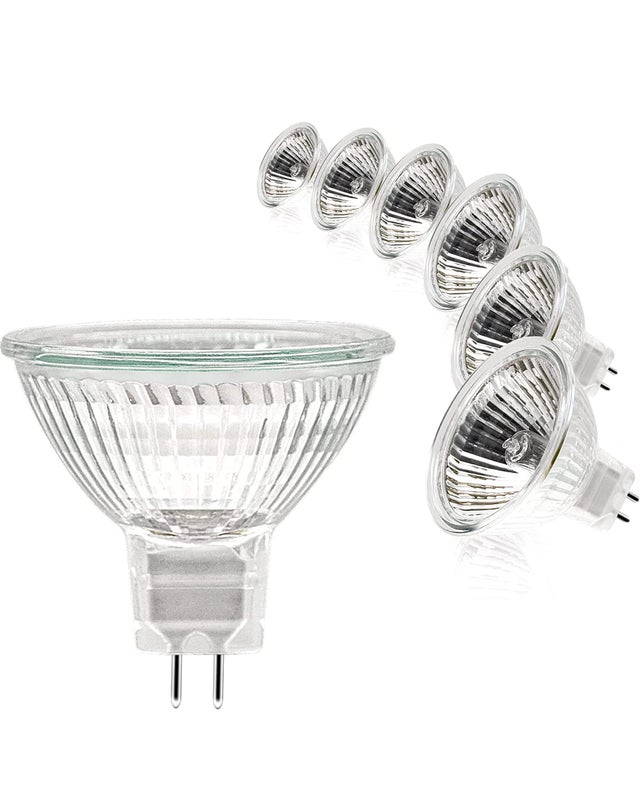 Ampoule Spot MR16, 12V 20W, Ampoule gu5.3 Dimmable, Blanc Chaud 2700K, Pack de 6