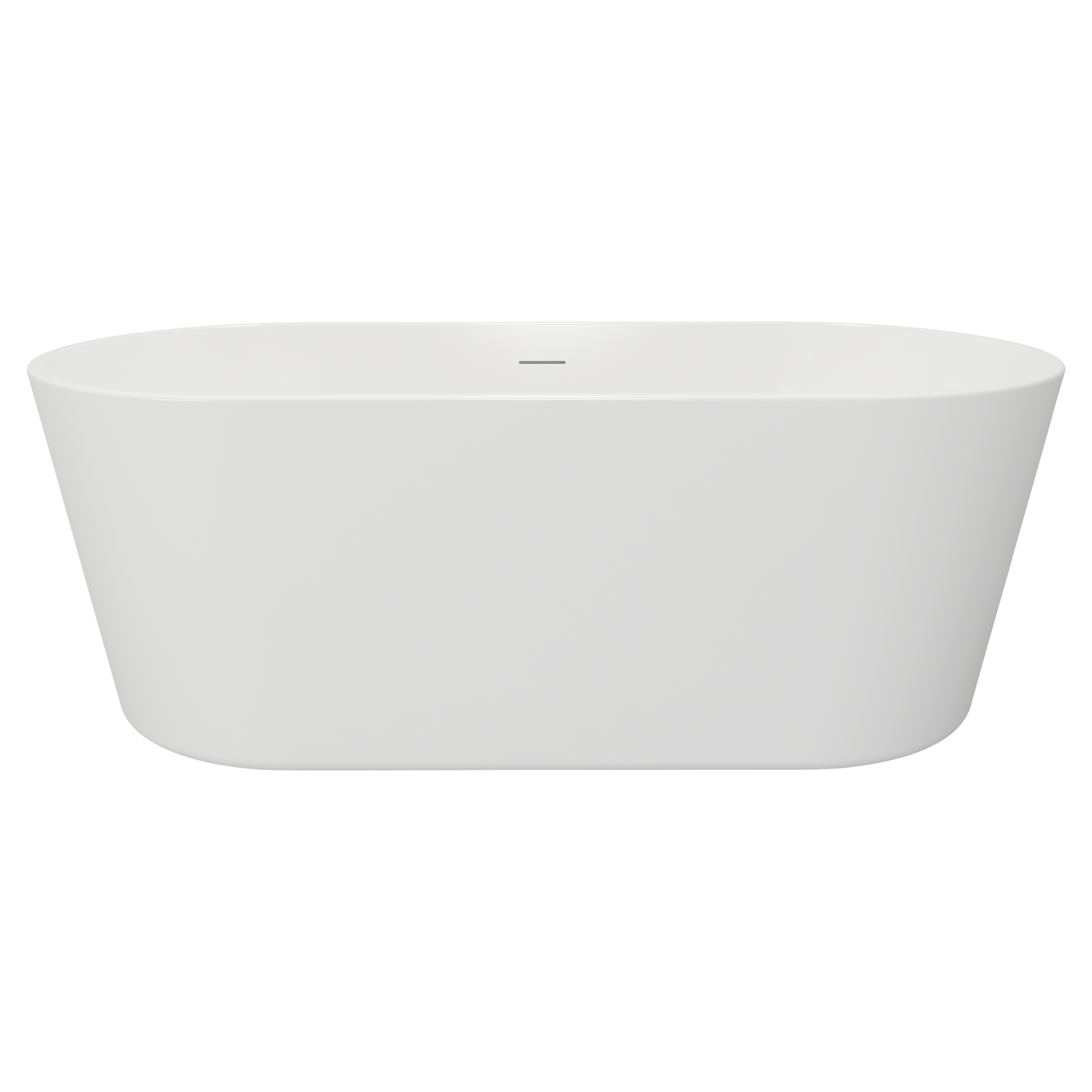 METROPOLE - Bañera exenta HUDSON blanco - 150x75cm - 5