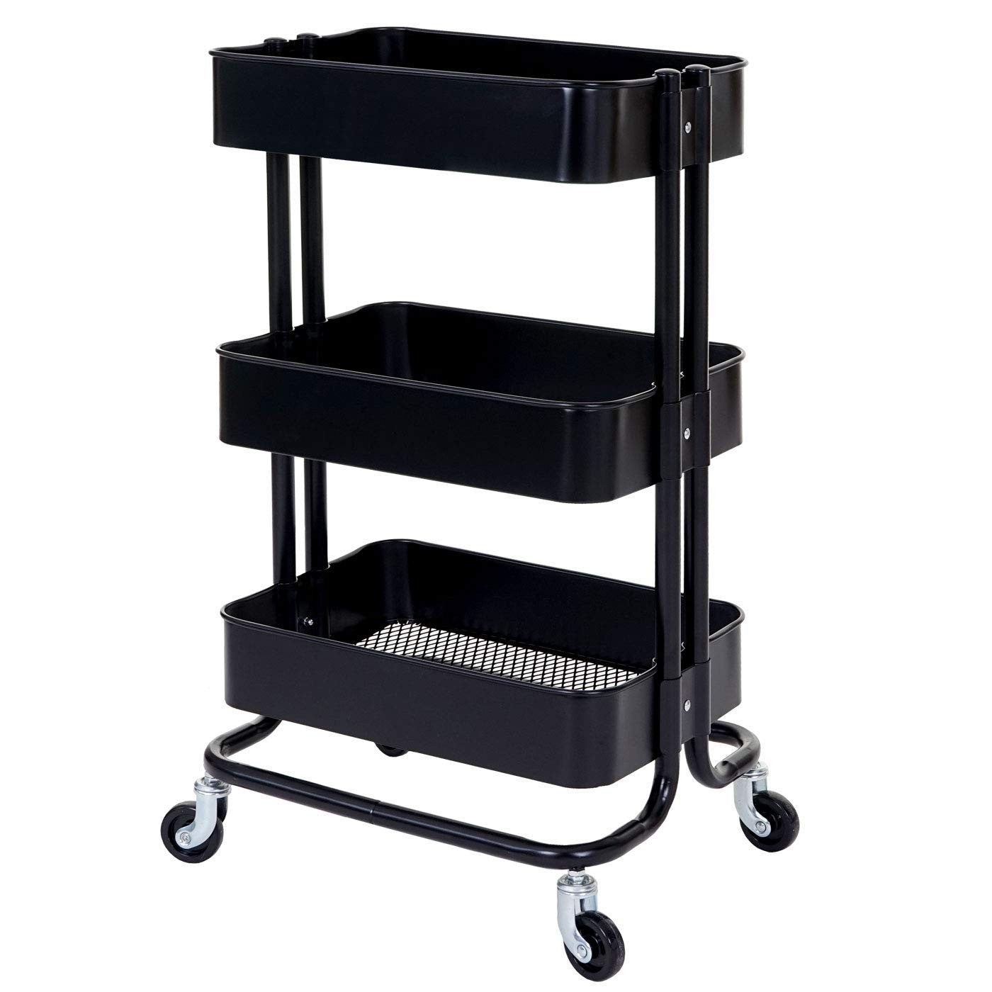 Chariot De Rangeent De Cuisine à Roulettes Industriel à 4 Niveaux En