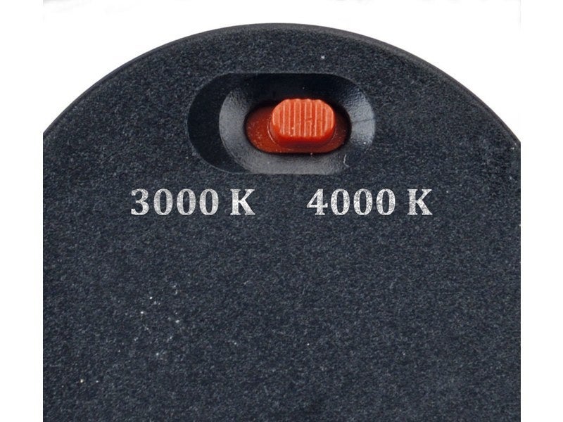 Faretto da incasso a LED integrato, ARIC, da 3000 a 4000 K, cilindro nero - 2