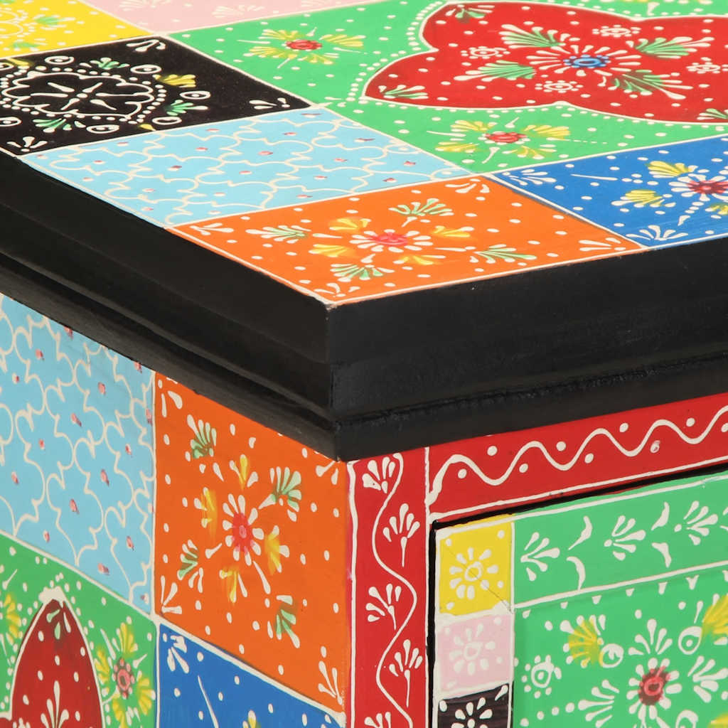 Tables de chevet multicolores 2 pièces 40 x 35 x 45 cm - 7