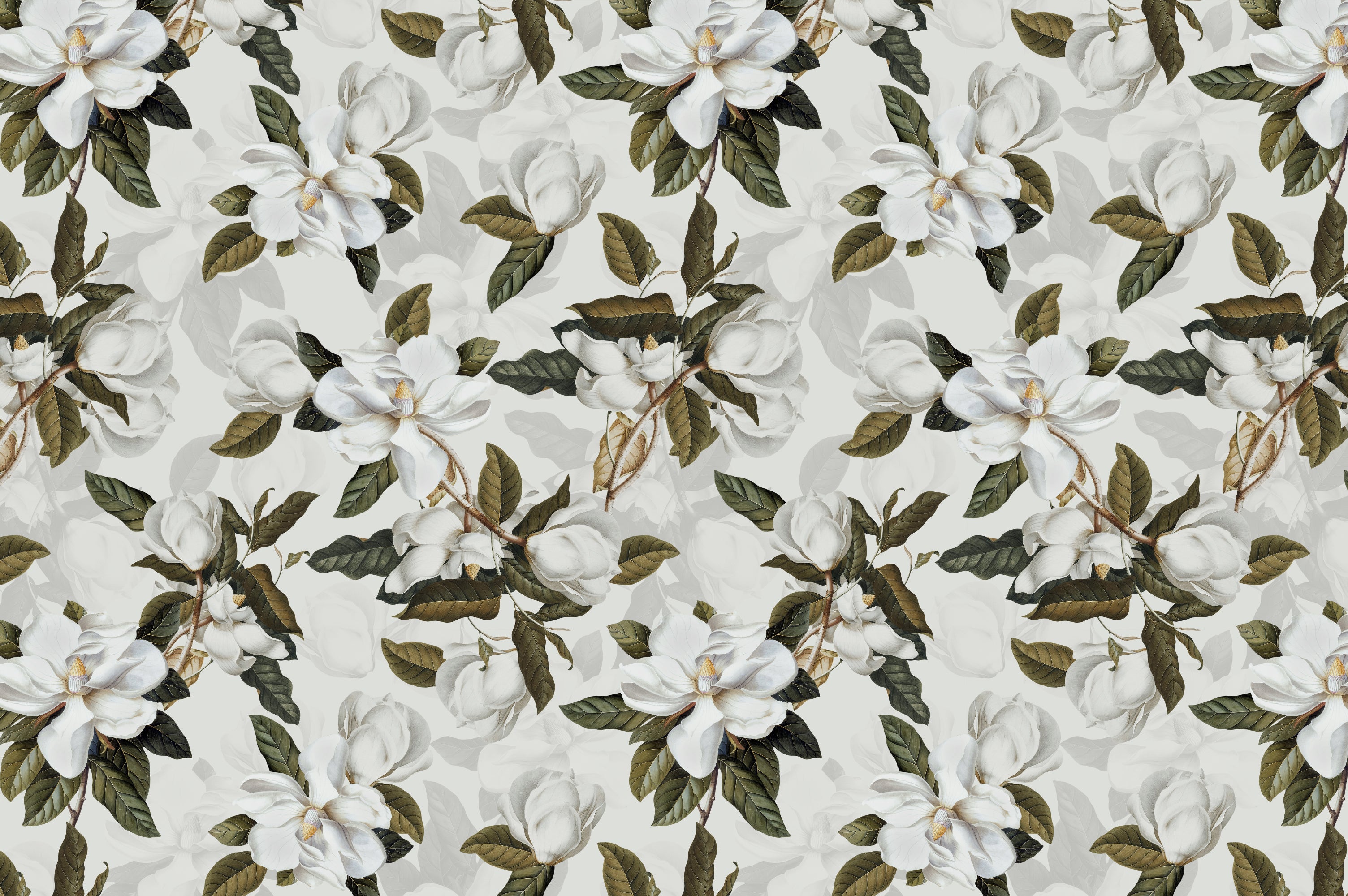Dywan winylowy Magnolias 133x200 cm -PVC antypoślizgowy, gładki, ciężki, winylowy dywan do kuchni lub salonu