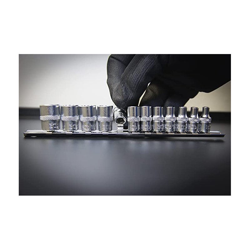 12 DOUILLES CARRE 1/4 AUX POUCES 12 PANS COURTES BGS de 5/32 à 1/2 - 2