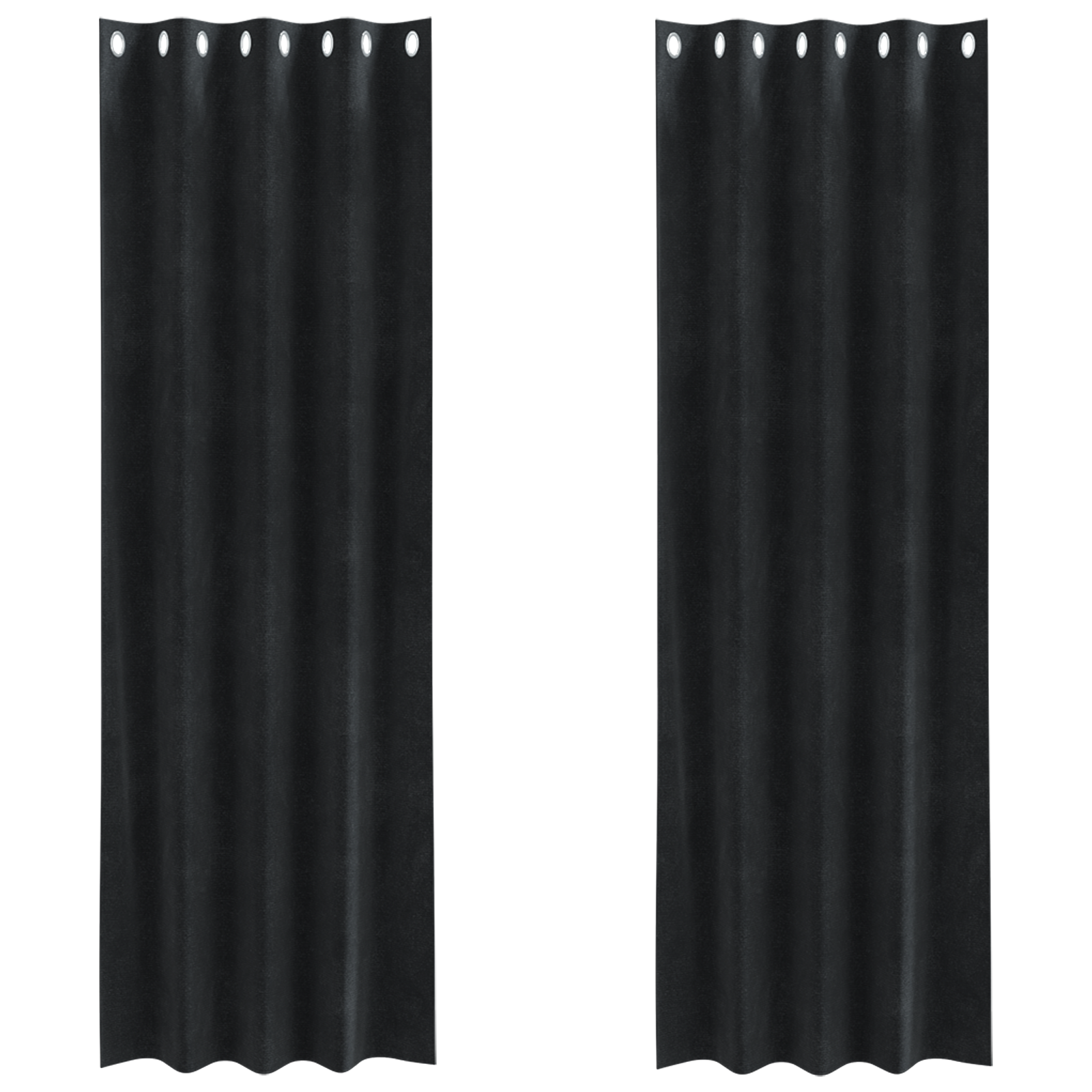 YANFENQI Tende corte oscuranti astratte con occhielli corti