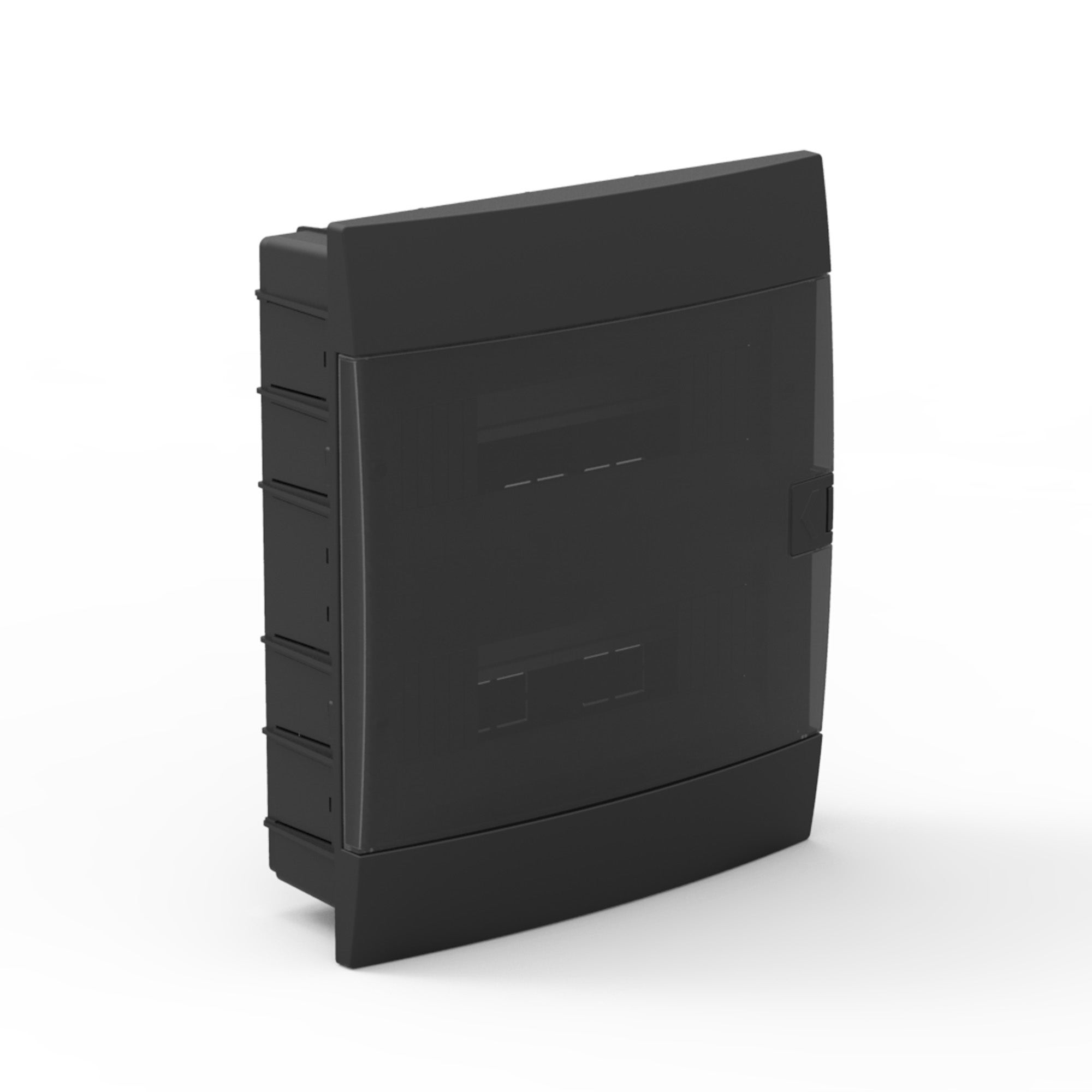 Rozdzielnica elektryczna podtynkowa 24-modułowa czarna dymna 286x340,5x112,5mm HOROZ ELECTRIC