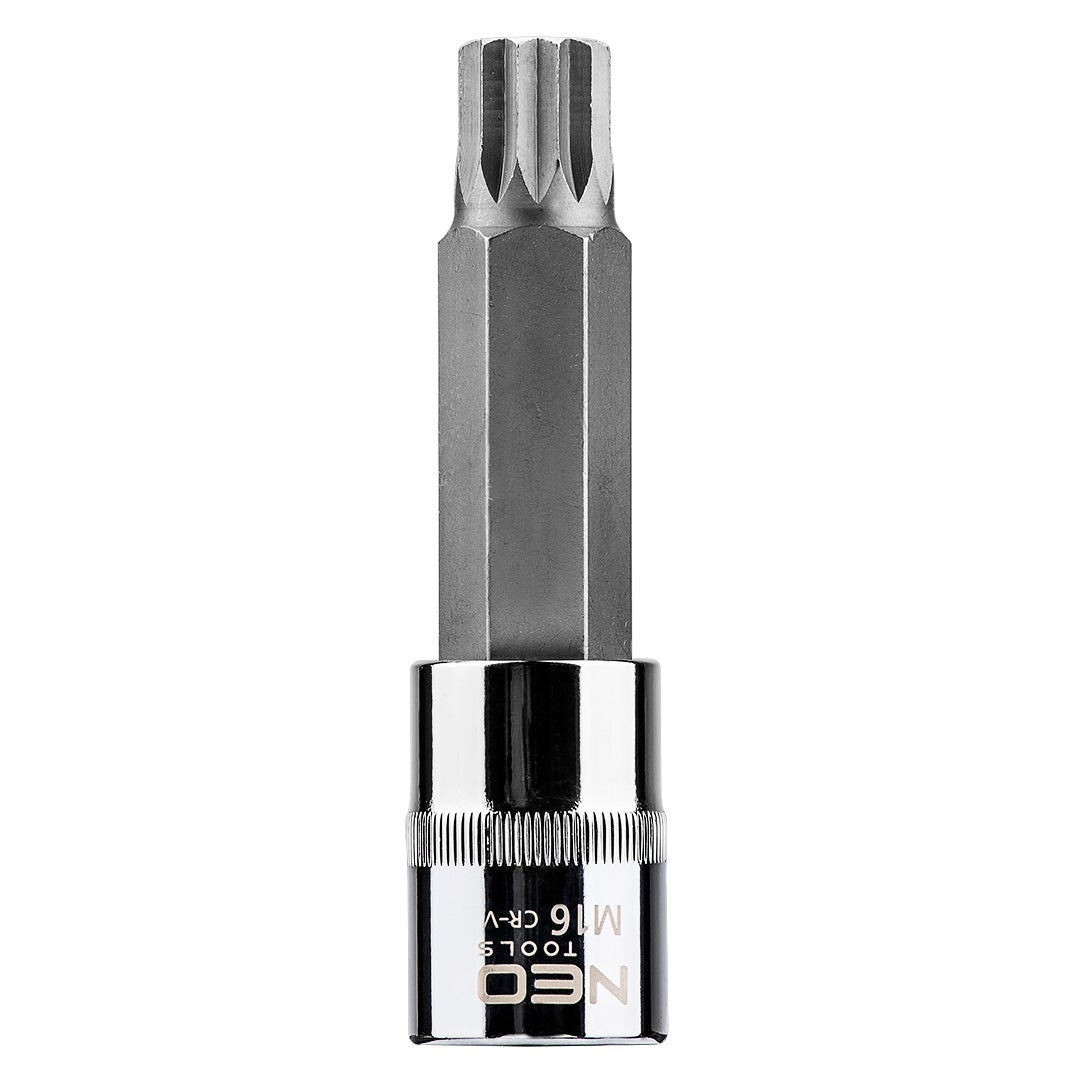 Końcówka Spline na nasadce 1/2", M16 x 100 mm NEO TOOLS