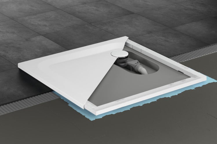 BetteUltra receveur de douche rectangulaire avec support de baignoire minimum, 1700x900x35mm, 5998-440T1, Farbe: Neige (blanc mat) - 4