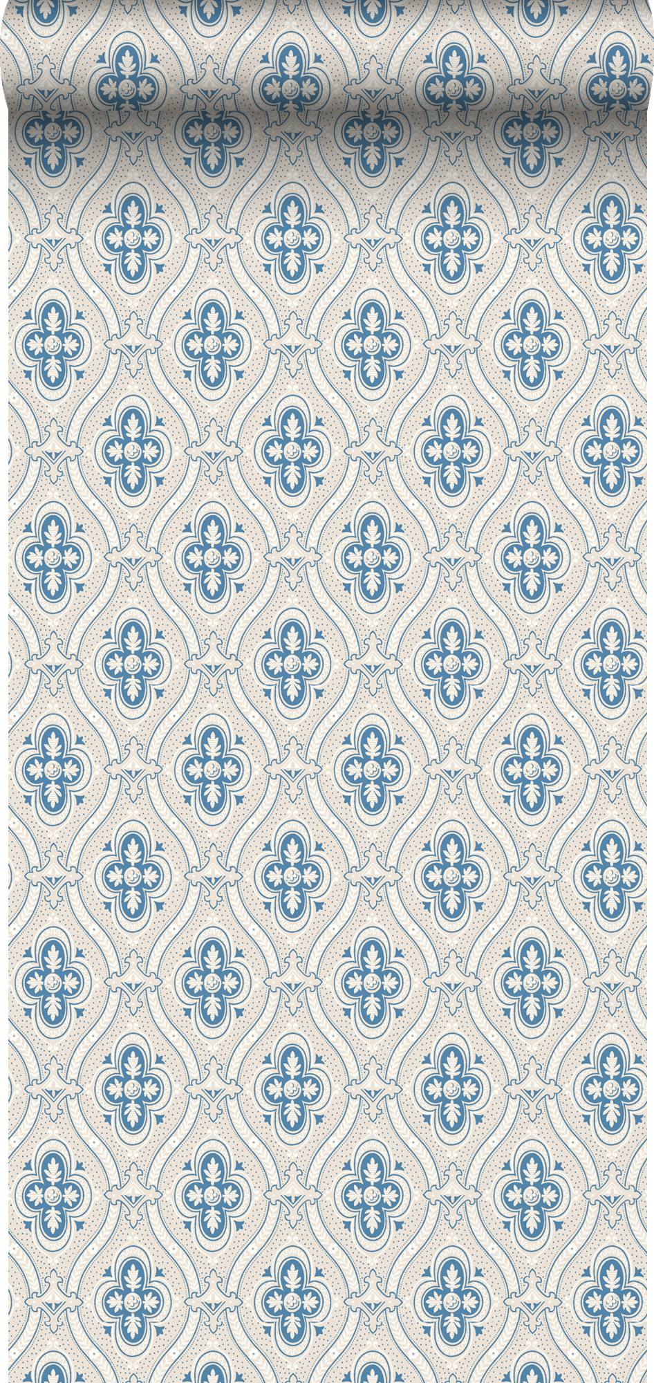 Tapeta ozdoby retro niebieskimIszarym - 53 cm x 10.05 m - BORASTAPETER