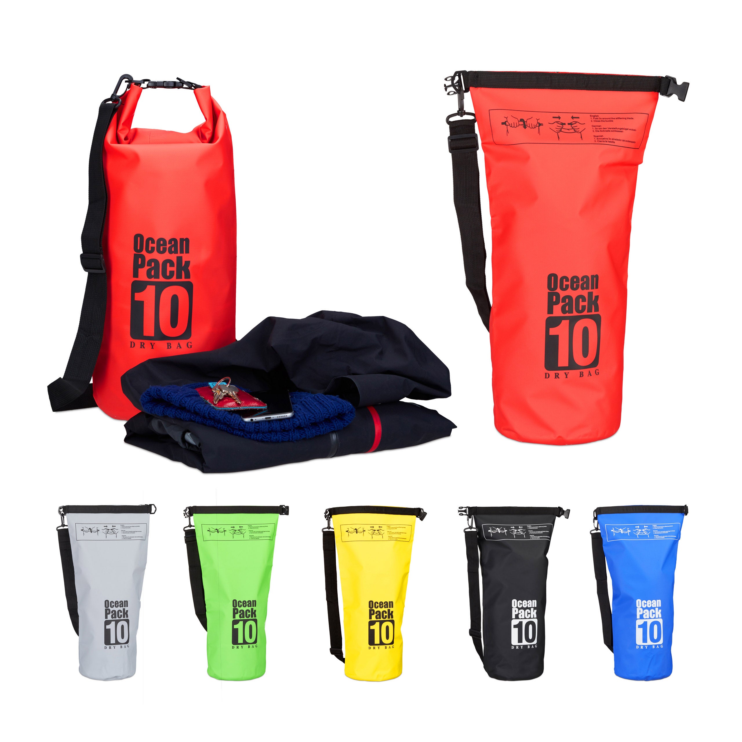 Dry Bag Zaino Impermeabile – Sacchetto Per Nuoto, Spiaggia E Sport Acquatici, Leggero E Portatile