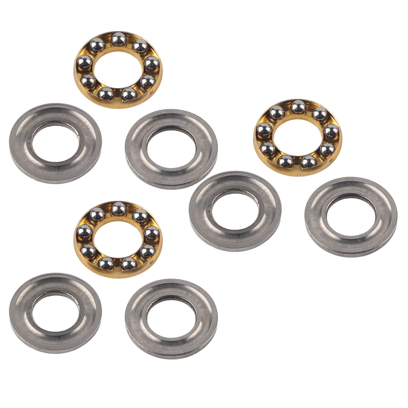 Cuscinetti A Sfera Spinta Acciaio - 5 Pezzi, Per Meccanica Industriale, Modello 51201 - Foto 14