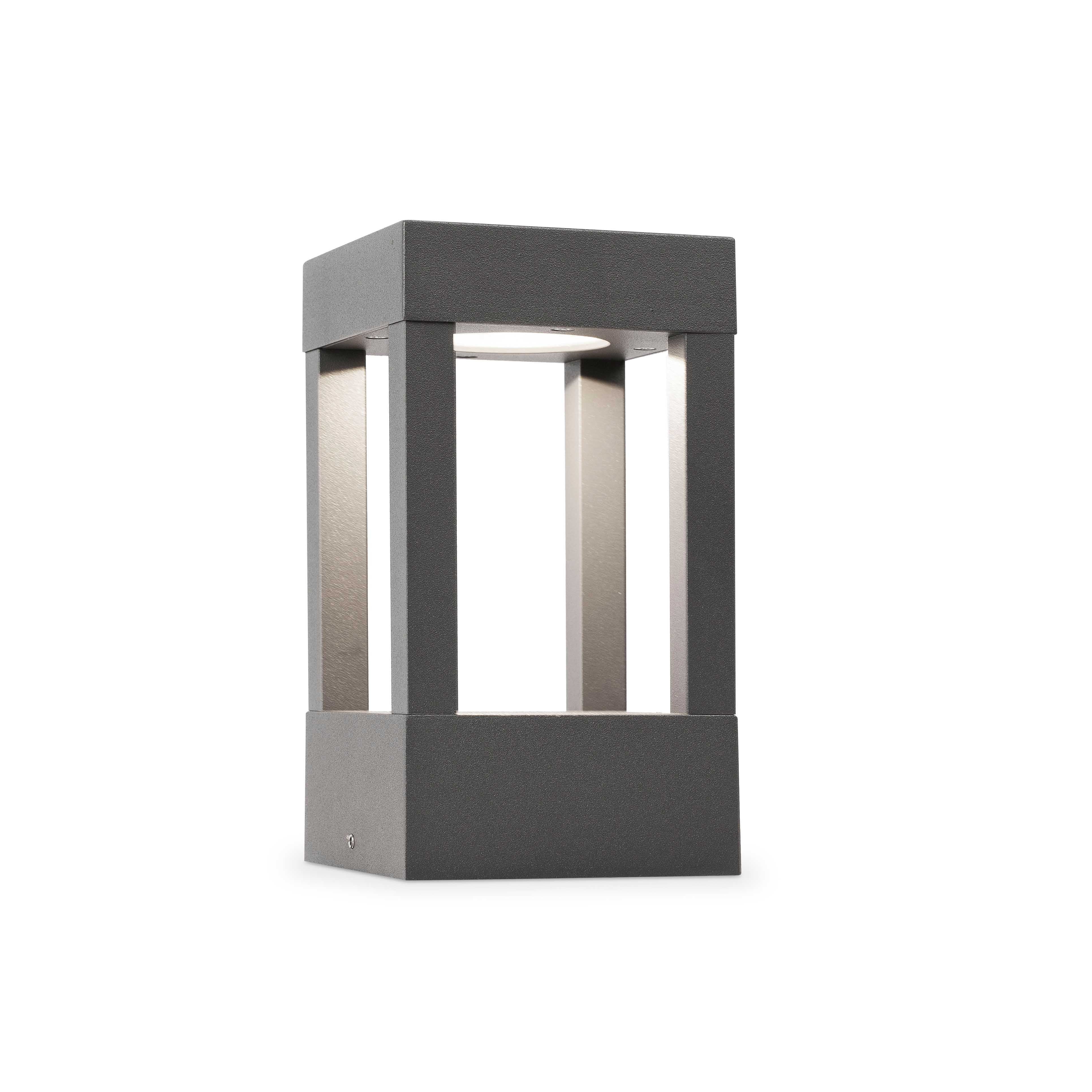 Faro Agra - Piedistallo da esterno a LED grigio scuro chiaro IP54 - 5