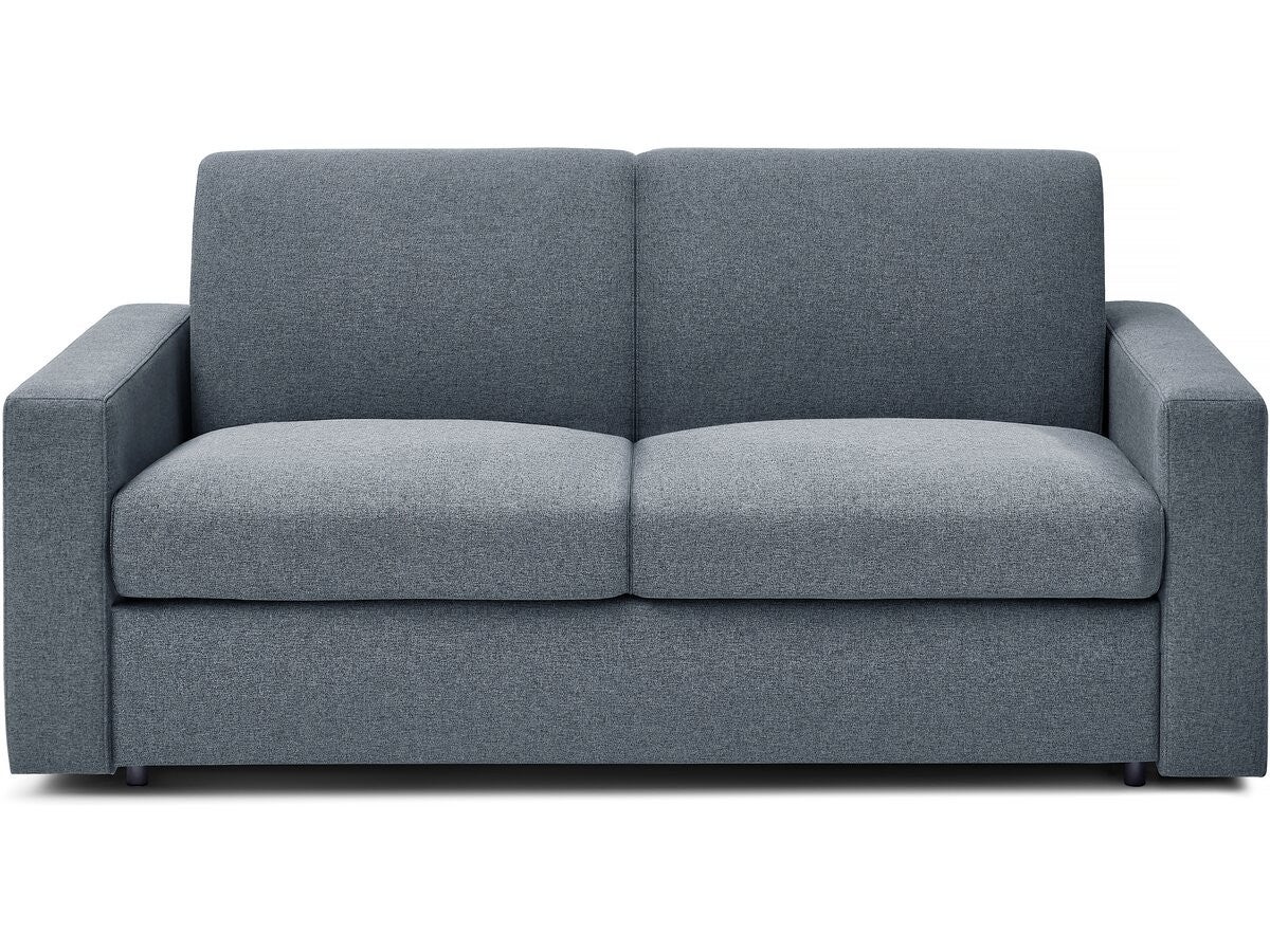 Sofa rozkładana "Diana" express, materiałowa - łóżko 120 cm - 2 miejsca - szara