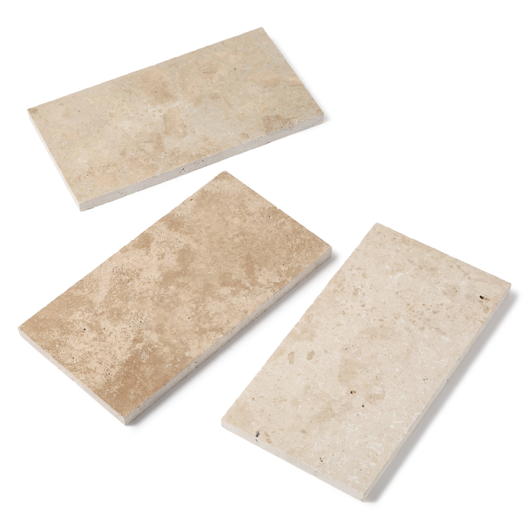 Margelle de piscine Travertin Beige Nuancé 61x33x3 cm Bord Droit (à l'unité) - RO'MA NATURE - 4