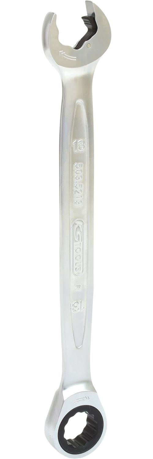 Klucz płasko-oczkowy KS TOOLS DUO GEARplus, funkcja grzechotki, 13 mm - 503.5213
