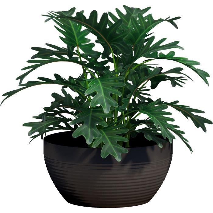 Coupe - GARDEN ID - Green Care Impact Noir-Anth - 35 x 16 cm - Garanti 10ans - 100% recyclé - UV/gel résistant - 3