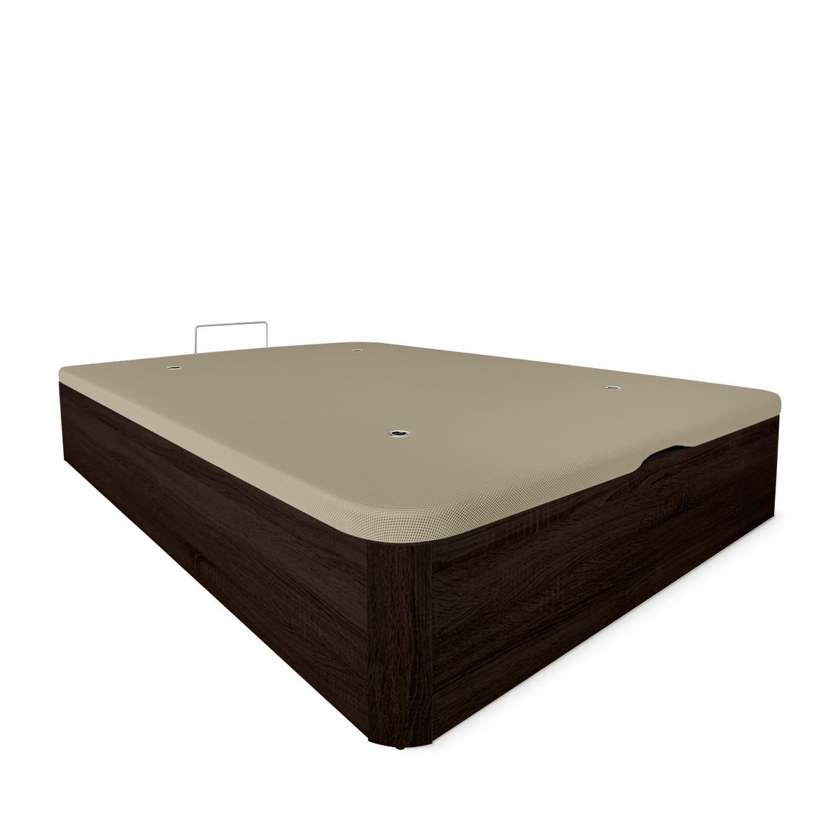 Pack Canapé Abatible Reforzado Wengué 150x190 cm + Colchón Viscoelástico Viscoblack (Incluye Envío + Montaje) - 4