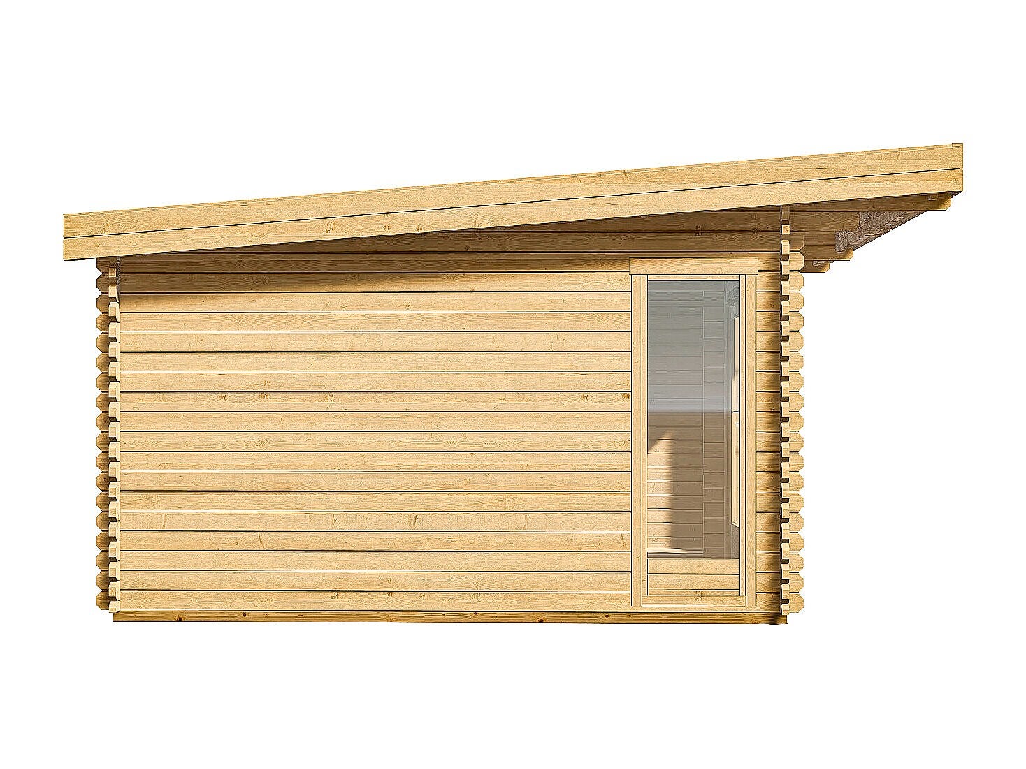 Studio de jardin en bois 24,4 m² - Epaisseur 40 mm - ARBORIA - 6
