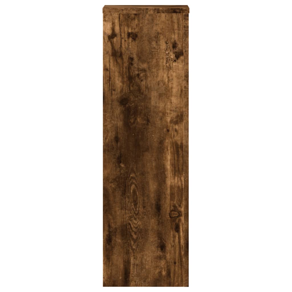 Supports pour plantes 2 pcs chêne fumé bois d'ingénierie - 6