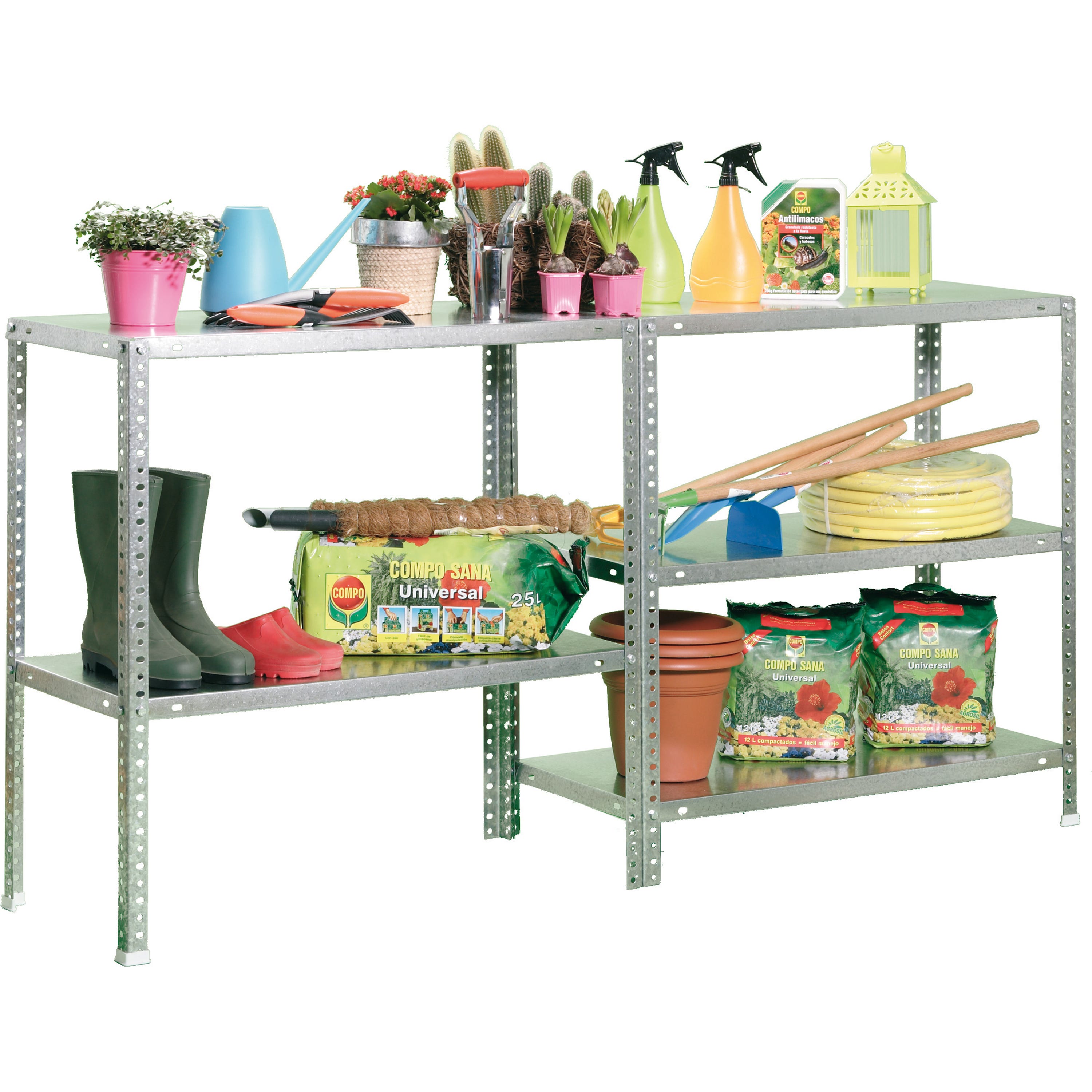 75 56 SimonRack Étagère Métallique 2000x1000x300 mm, 5 Niveaux, Tablettes en ...