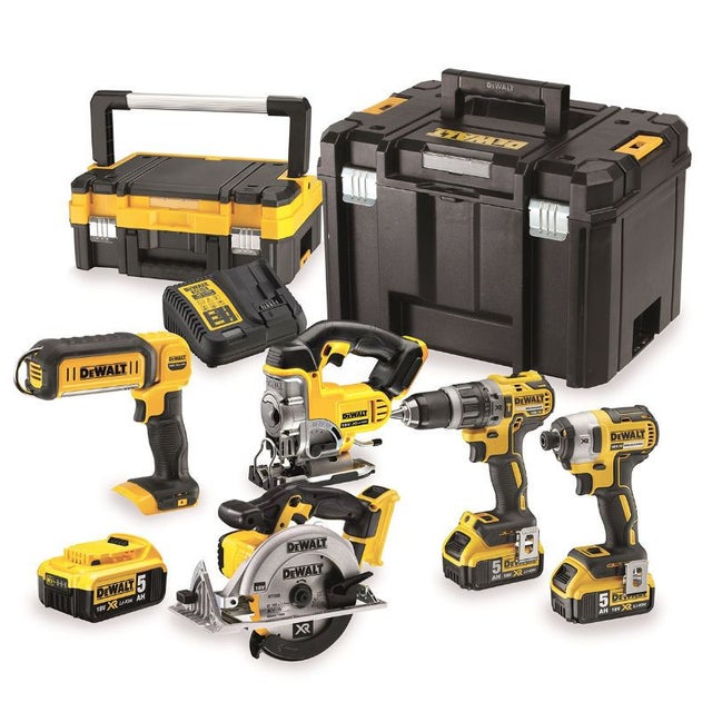 Pack 5 outils 18v (3x5.0AH) - Dewalt DCK551P3T-QW