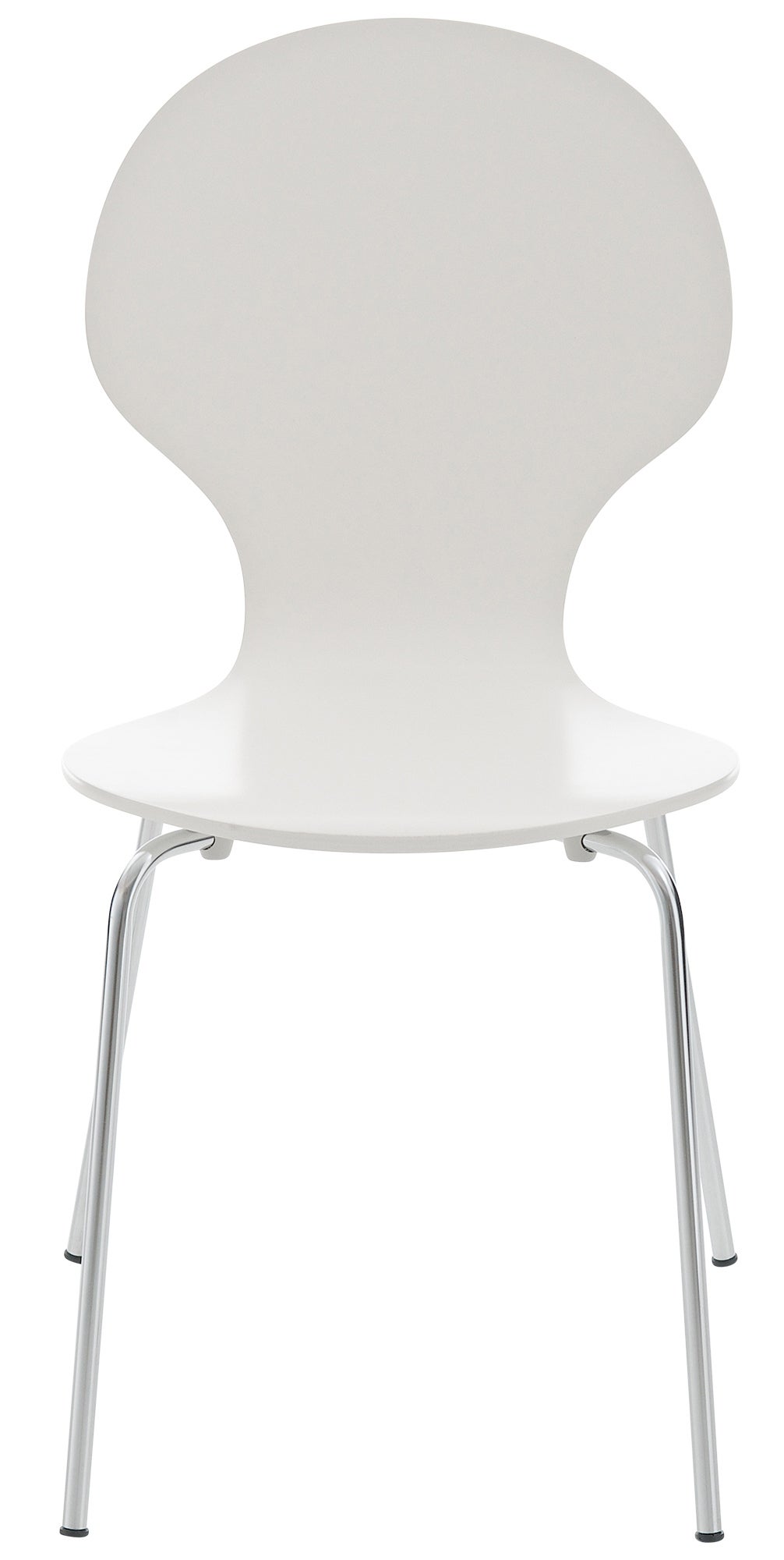 Set di 2 sedie visitatore Diego bianche - 3
