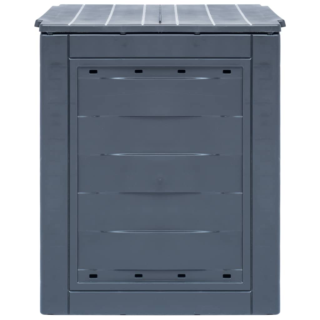 Compostador de jardín de 260 L gris, 60 × 60 × 73 cm - 3