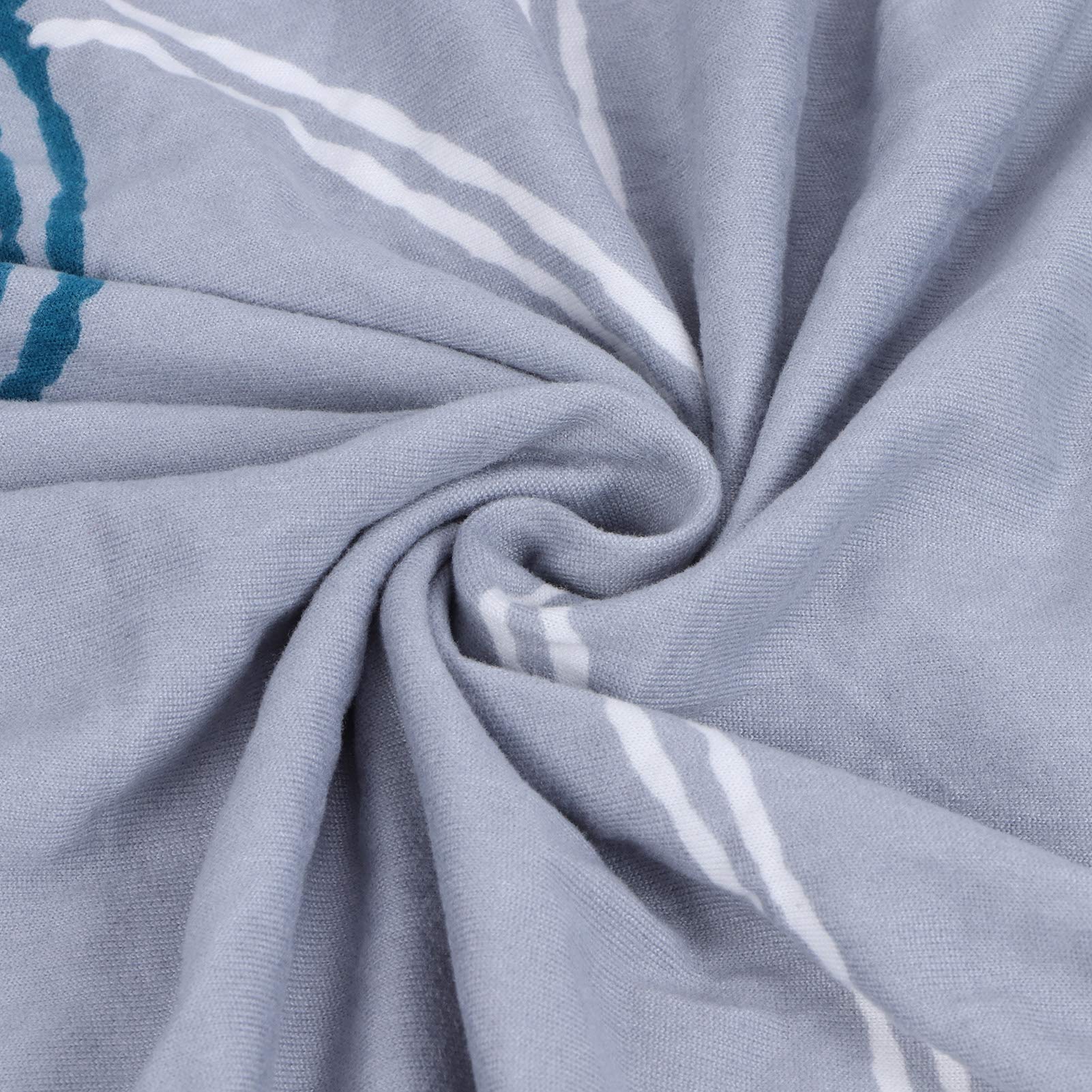 Housse de canapé élastique moderne grise pour salon (1 place 170x170cm) - 4