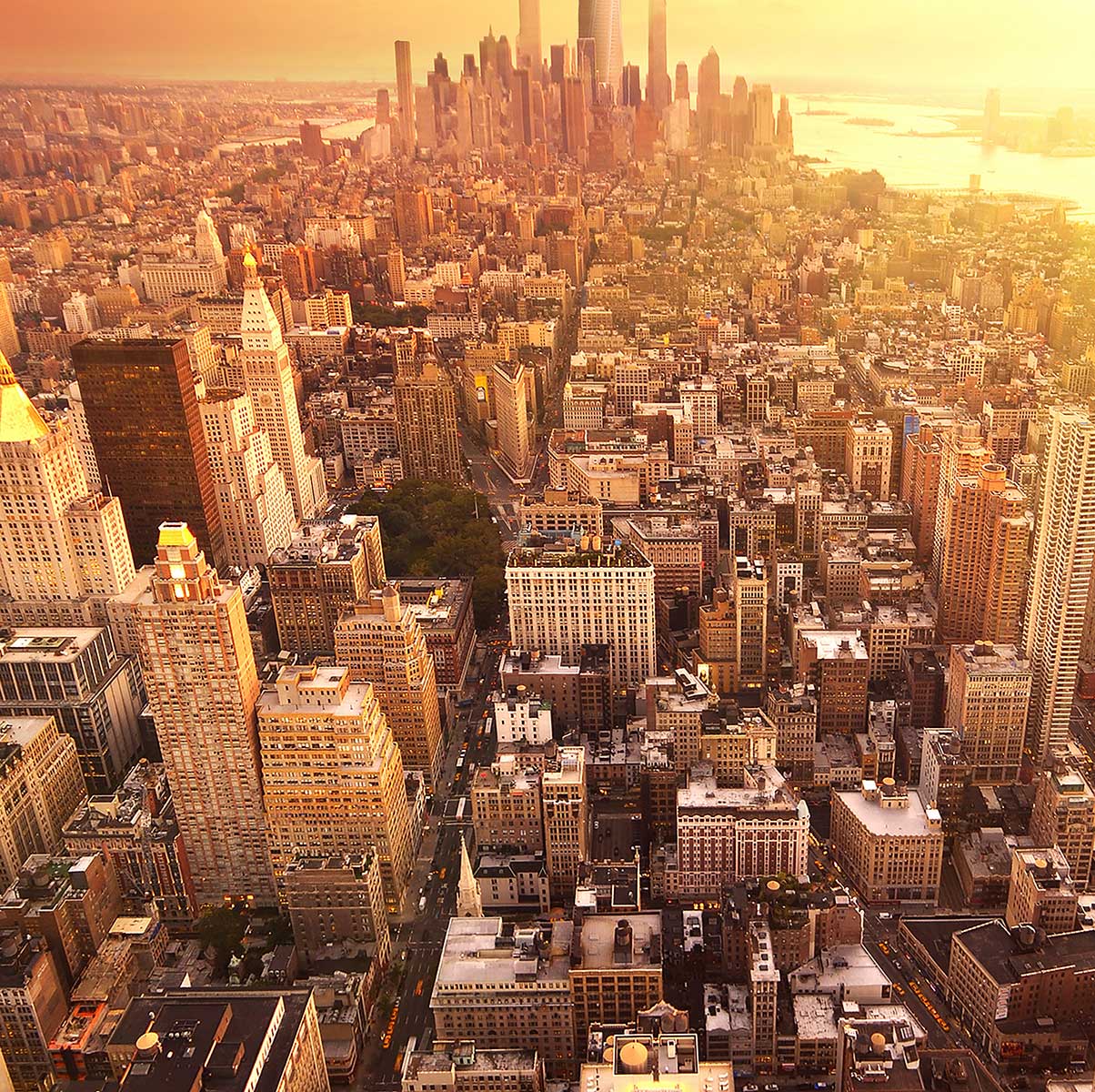 Poster New York Tramonto - 40x60cm - made in France - 3
