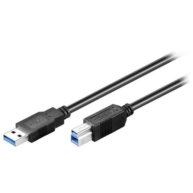 Cavo USB 3.0 SuperSpeed A/B M/M 2 M Blu In Blister - MANHATTAN - ICOC - Foto 4
