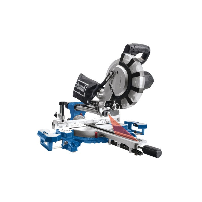 Troncatrice Scheppach HM216SPX 210mm 2000W - Con 2 Lame Metallico Duro 24/48 Denti | Taglio Obliquo - Foto 10