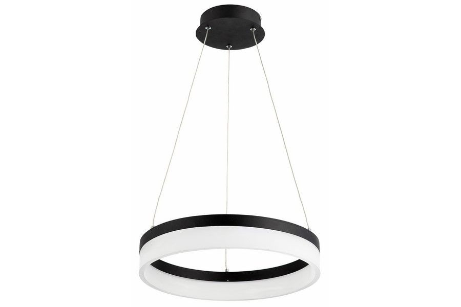 Lampa wisząca Cornelia LED 24W Neutralna biel 1920lm czarna wym: 100 x 40 x 40 cm Reality