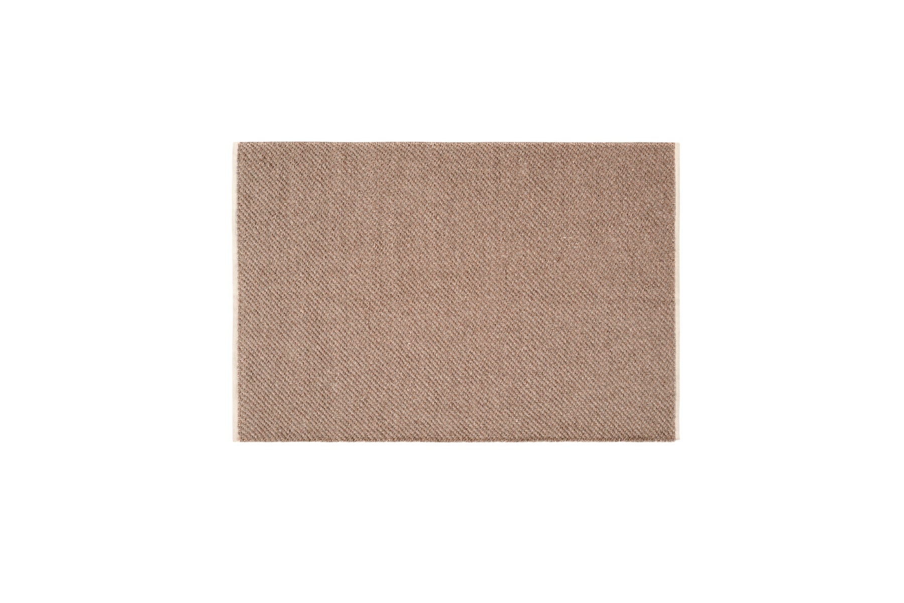 Dywan z wełny i juty 60x90 cm brązowy – ręcznie tkany, ekologiczny akcent