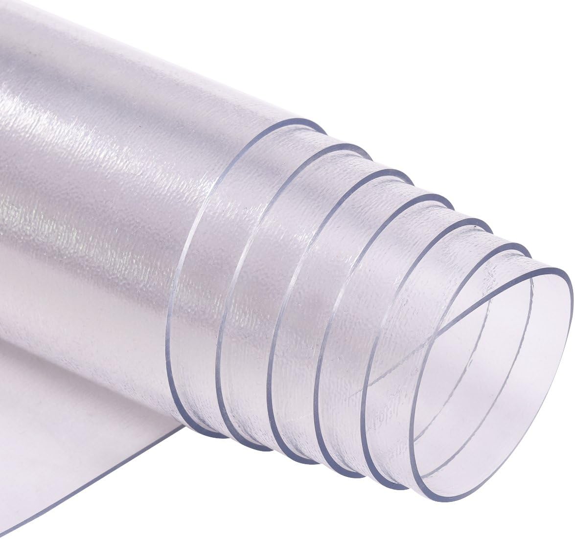 Tapis Protecge-Sol Tapis Transparent scaun birou-Suprafață lisă și suprafață antiderapantă-Făcută PVC-Două dimensiuni disponibile (150x120x0.15cm)