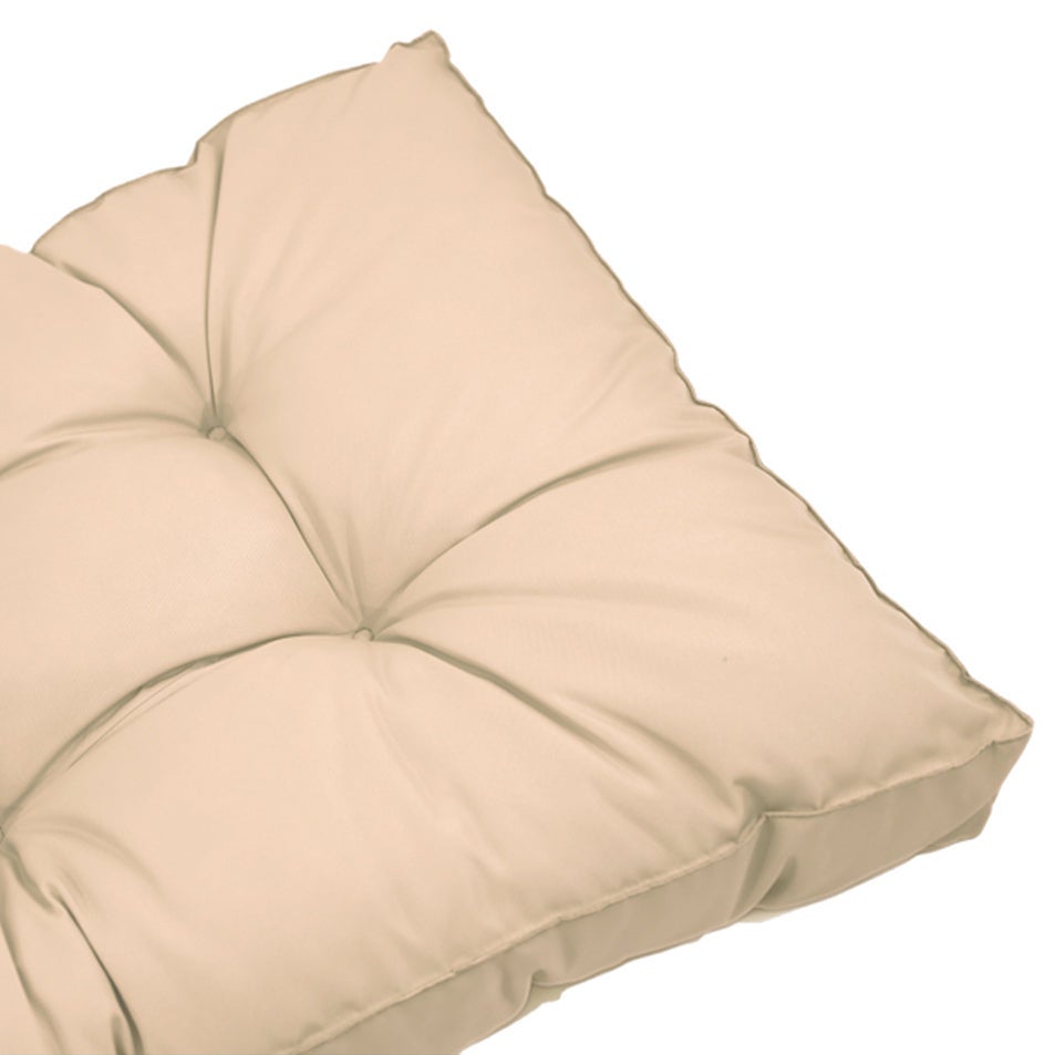 Coussins pour salon de jardin capitonné 50x50cm Beige - 8