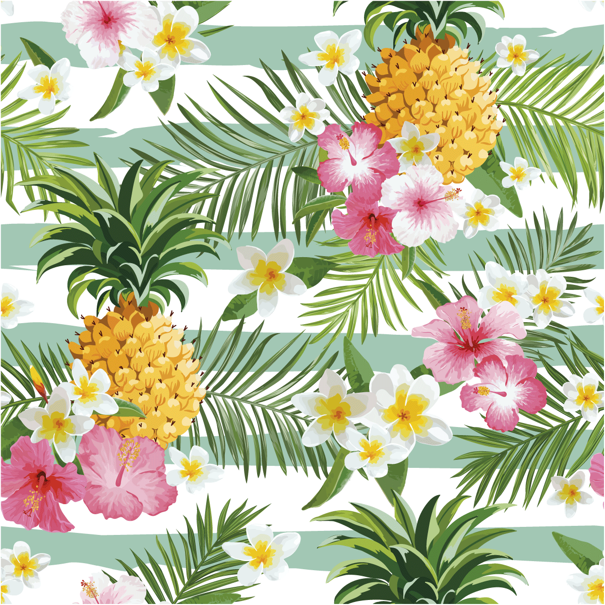 Adesivo carta da parati tropicale Valdivia - Sticker adesivo - adesivi murali - 50x50cm - 2