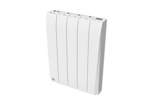 Radiateur électrique fixe à inertie sèche céramique 1000W Bestherm TIKEI horizontal blanc