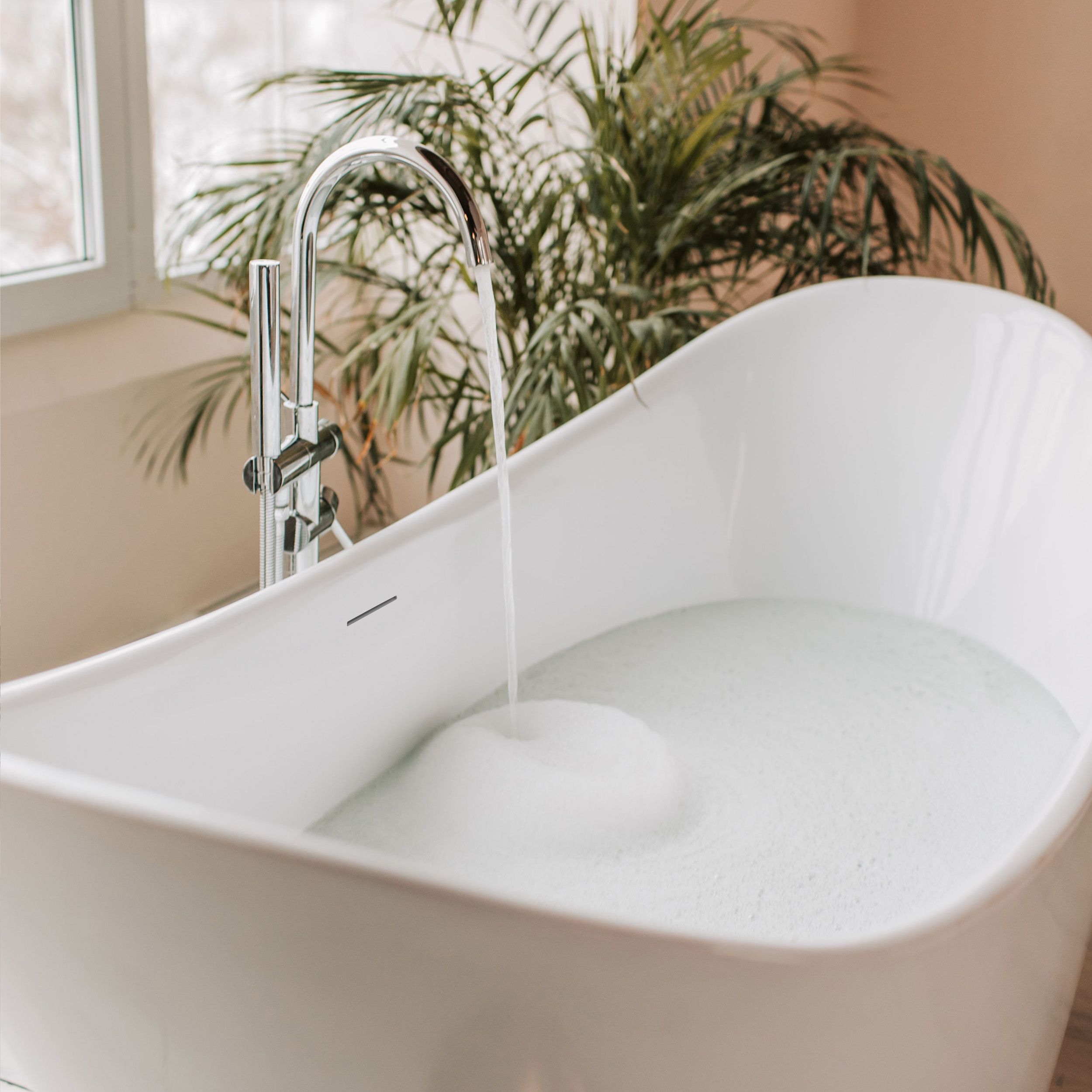 BAÑERA DE PIE REA FERRANO 150CM WHITE 150X80X69CM - 6