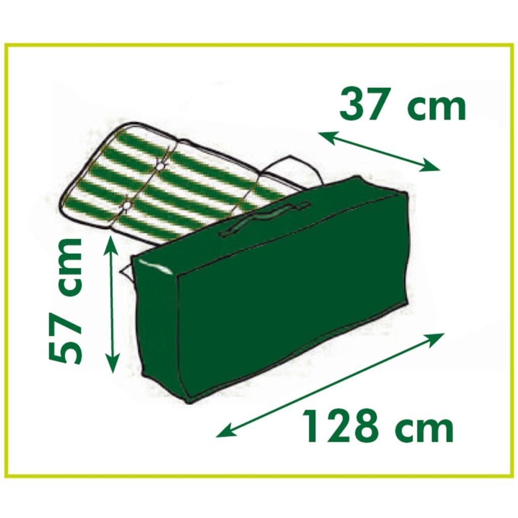 Housse de protection pour coussins d'extérieur 128x57x37 cm Nature - 3
