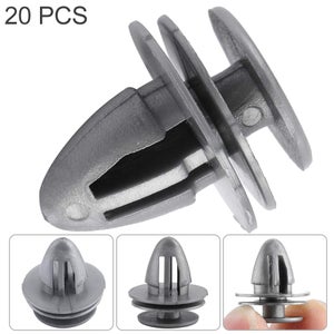 50 Rivetti In Plastica Per Paraurti Auto, Clip Di Fissaggio, Diametro Foro 7,8 Mm, Per Parafanghi E Coperture - 2