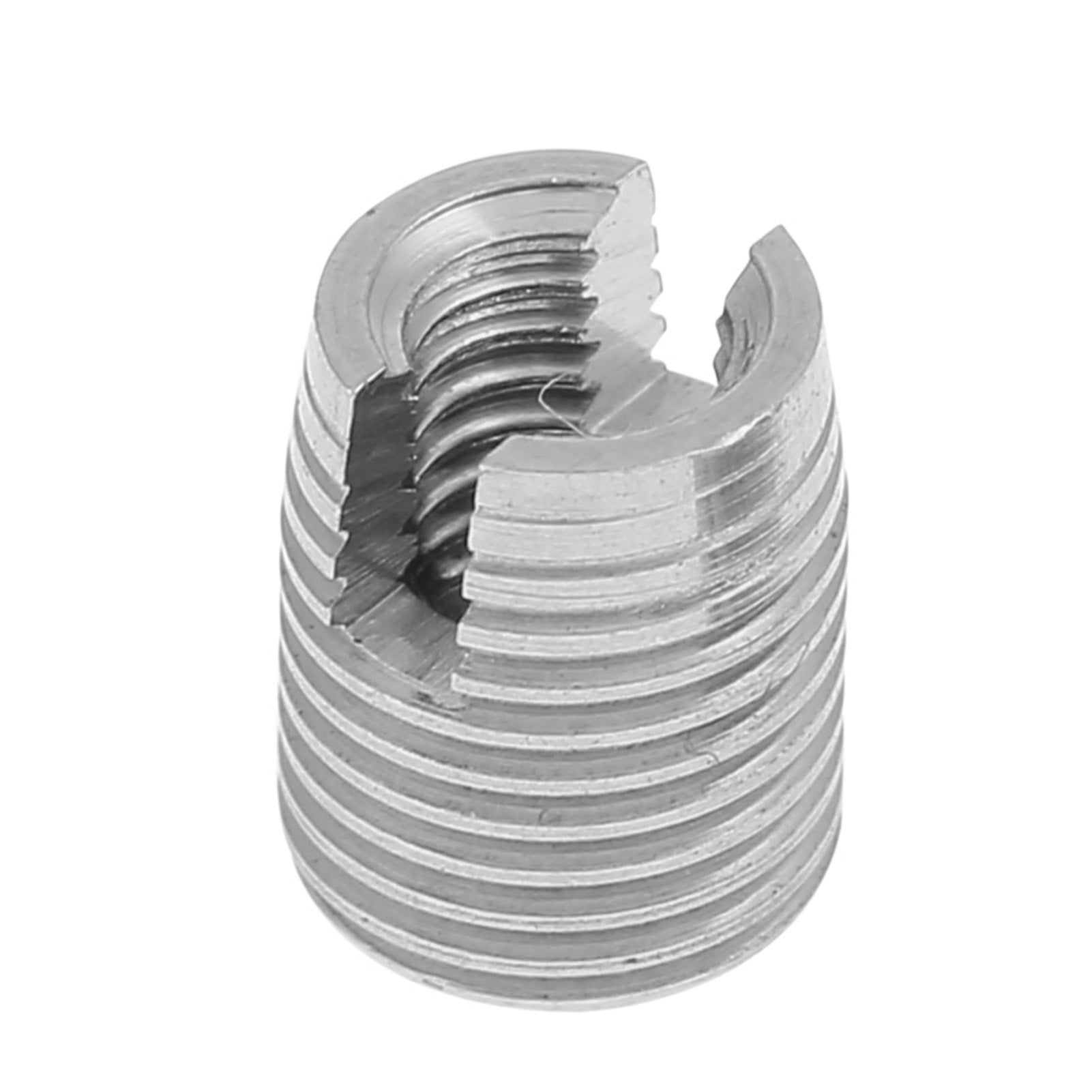 20 pièces Insert de filetage de vis autotaraudeuse à fente en acier inoxydable SUS303 M3 x 6 mm - 3