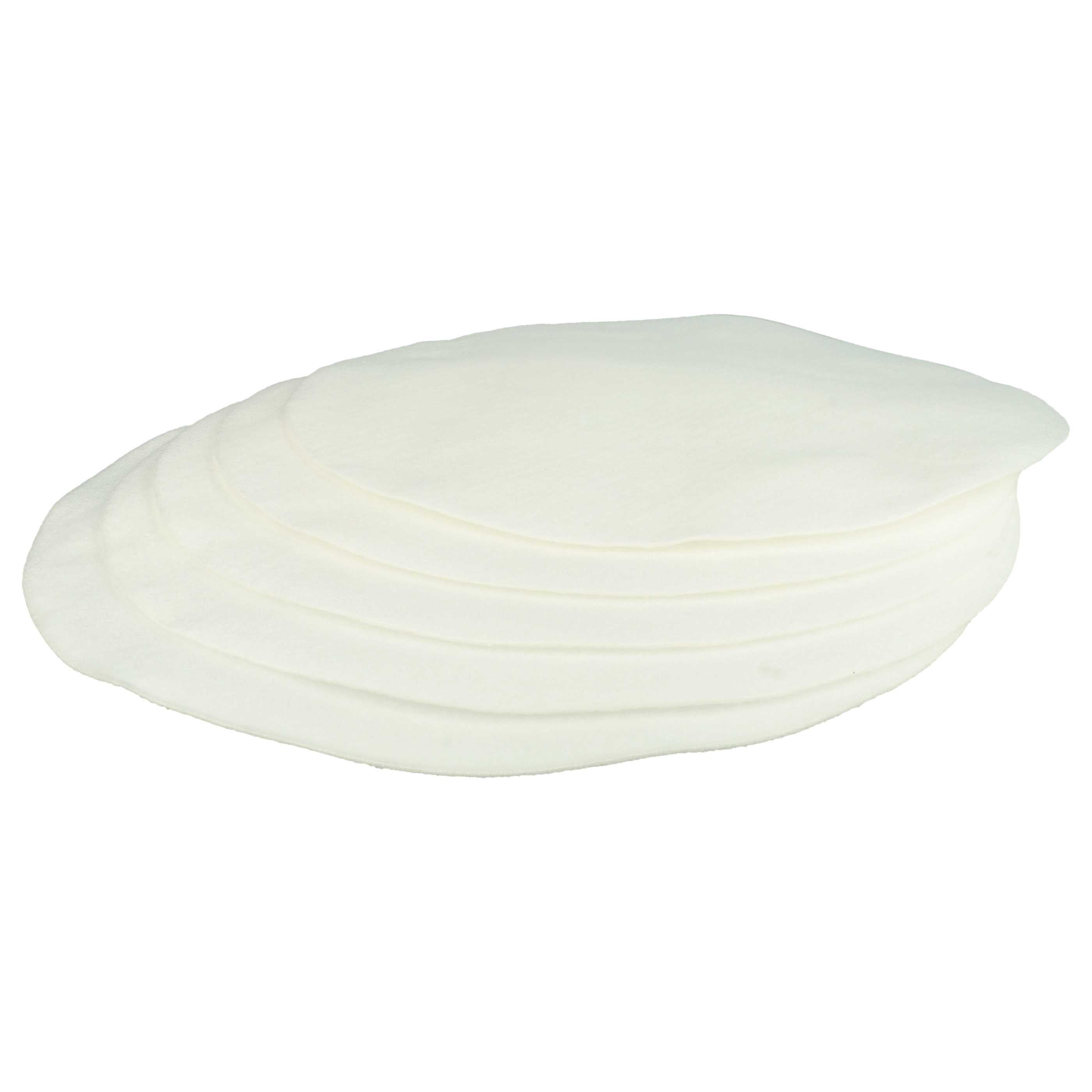 vhbw 10x Filtres fins compatible avec Electrolux UZ 923, UZ 921, UZ 922, UZ 925 Profi Power aspirateur - Filtre en toison blanc, rond - 3