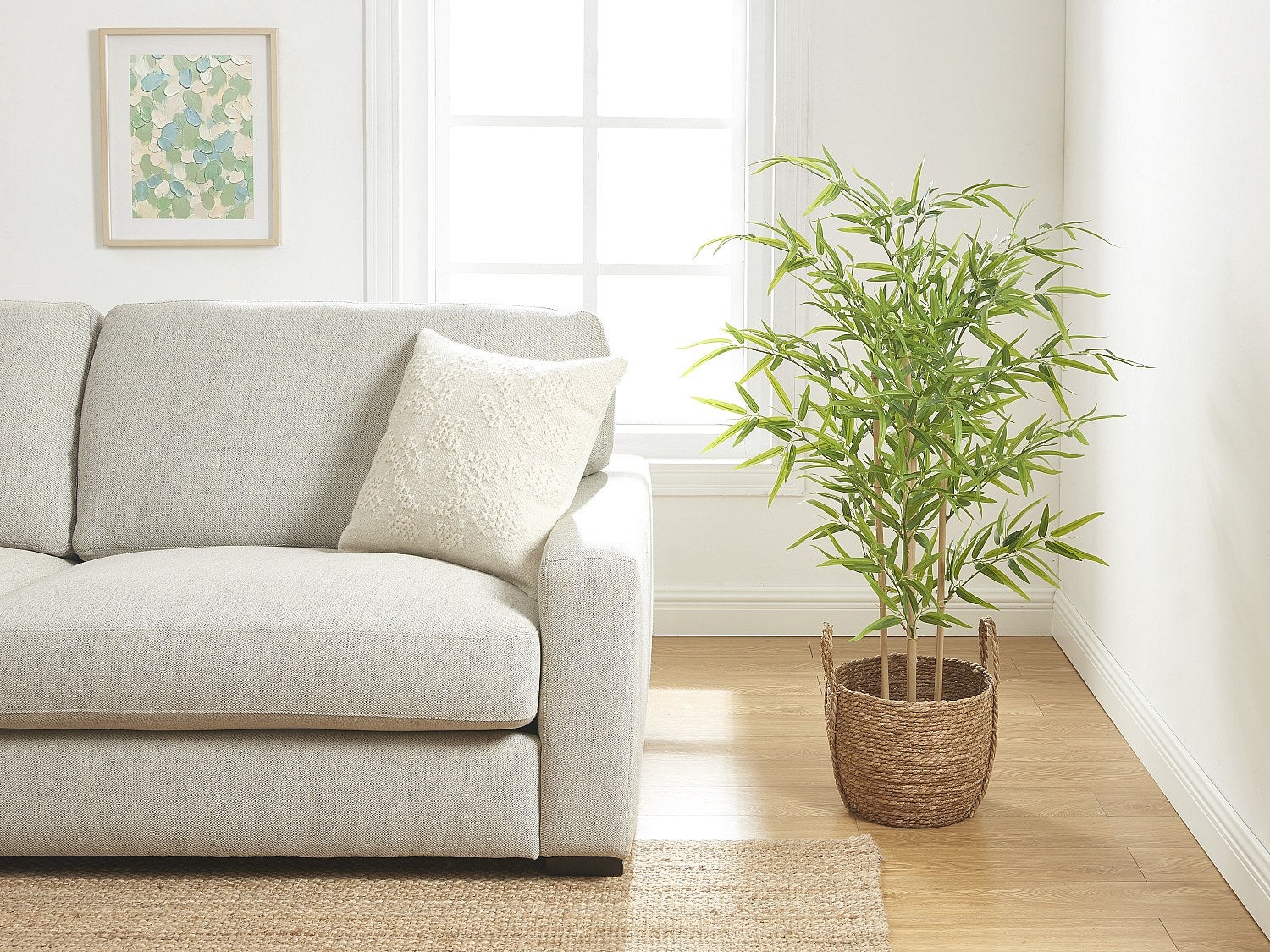 Sztuczne drzewo bambusowe – wys. 122 cm – zielone – BAMBOUSERAIE