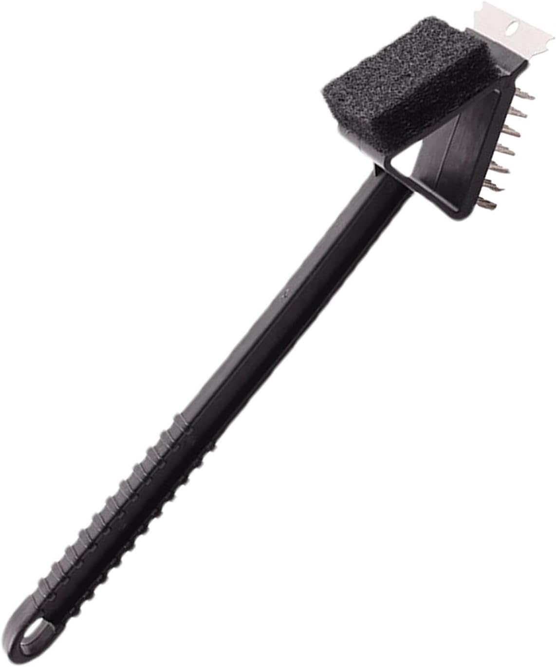 Szczotka do czyszczenia grilla z długim uchwytem, skrobak ze stali nierdzewnej z długim uchwytem, szczotka do czyszczenia grilla