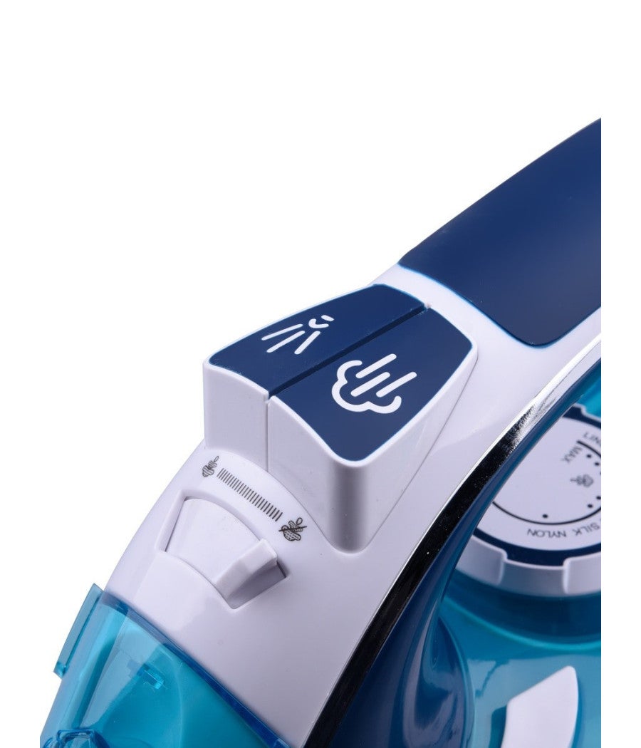 Trade Shop - Ferro Da Stiro A Vapore 2000 W Termostato Vapore Piastra In Ceramica Steam Iron - - 3