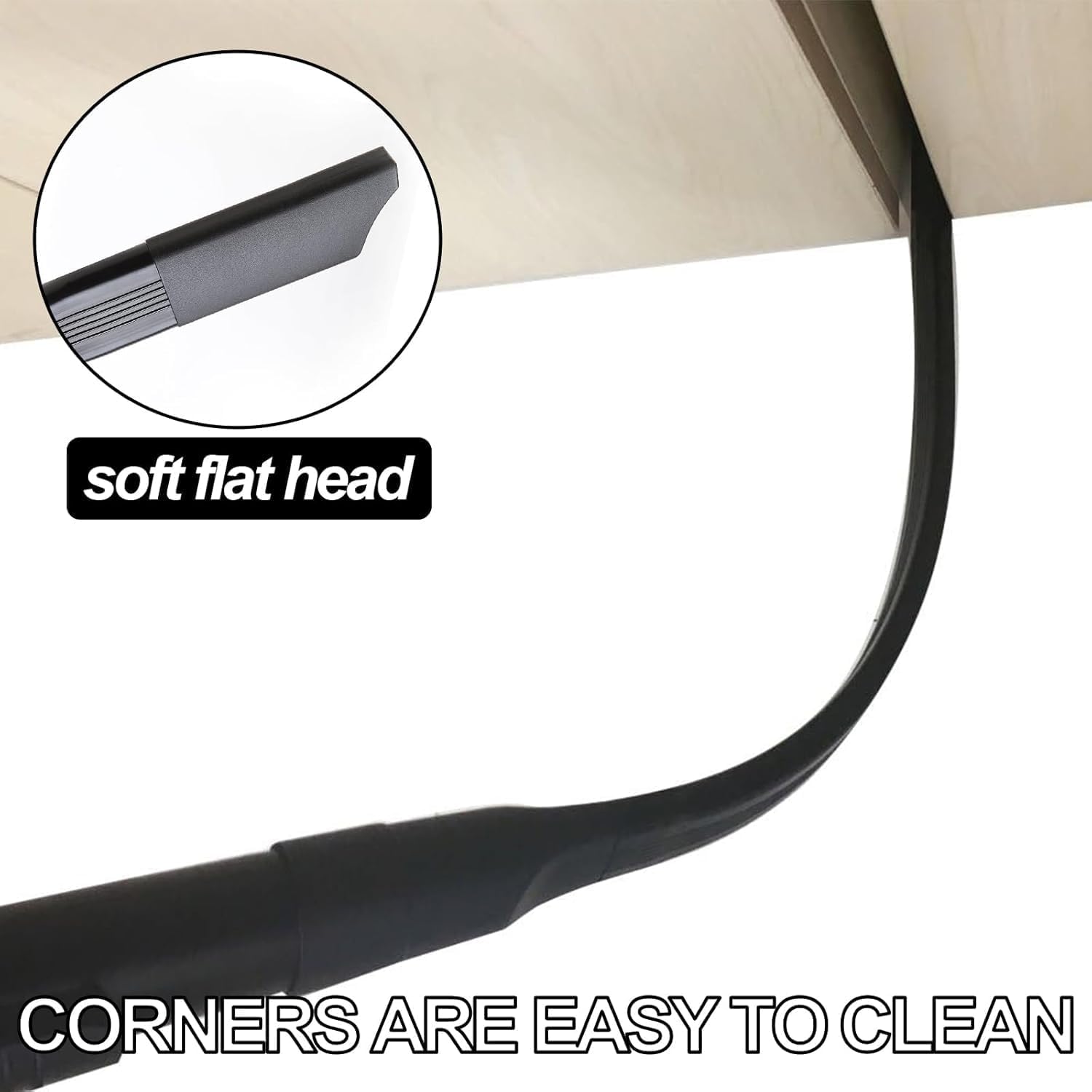 Embout Aspirateur Universel Accessoires pour Aspirateur, Suceur Plat Long et Flexible pour Tous les Aspirateurs Avec Raccord de 35/32mm, Buse Universe - 4