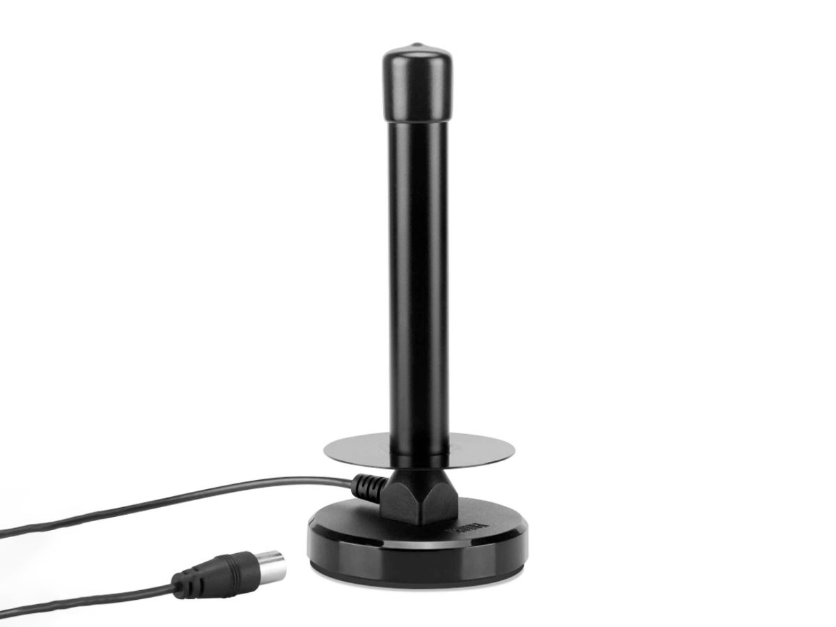 Antenna Tv Interna 10m Con Amplificatore Doppio Ad Alta